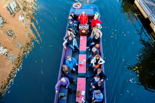 Balade en bateau sur la Binnendijle