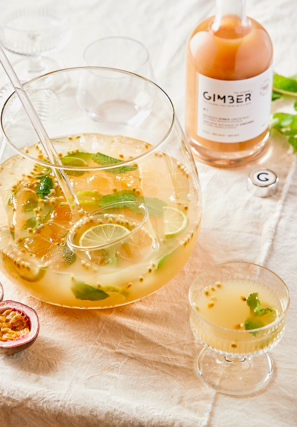 Passion rum punch