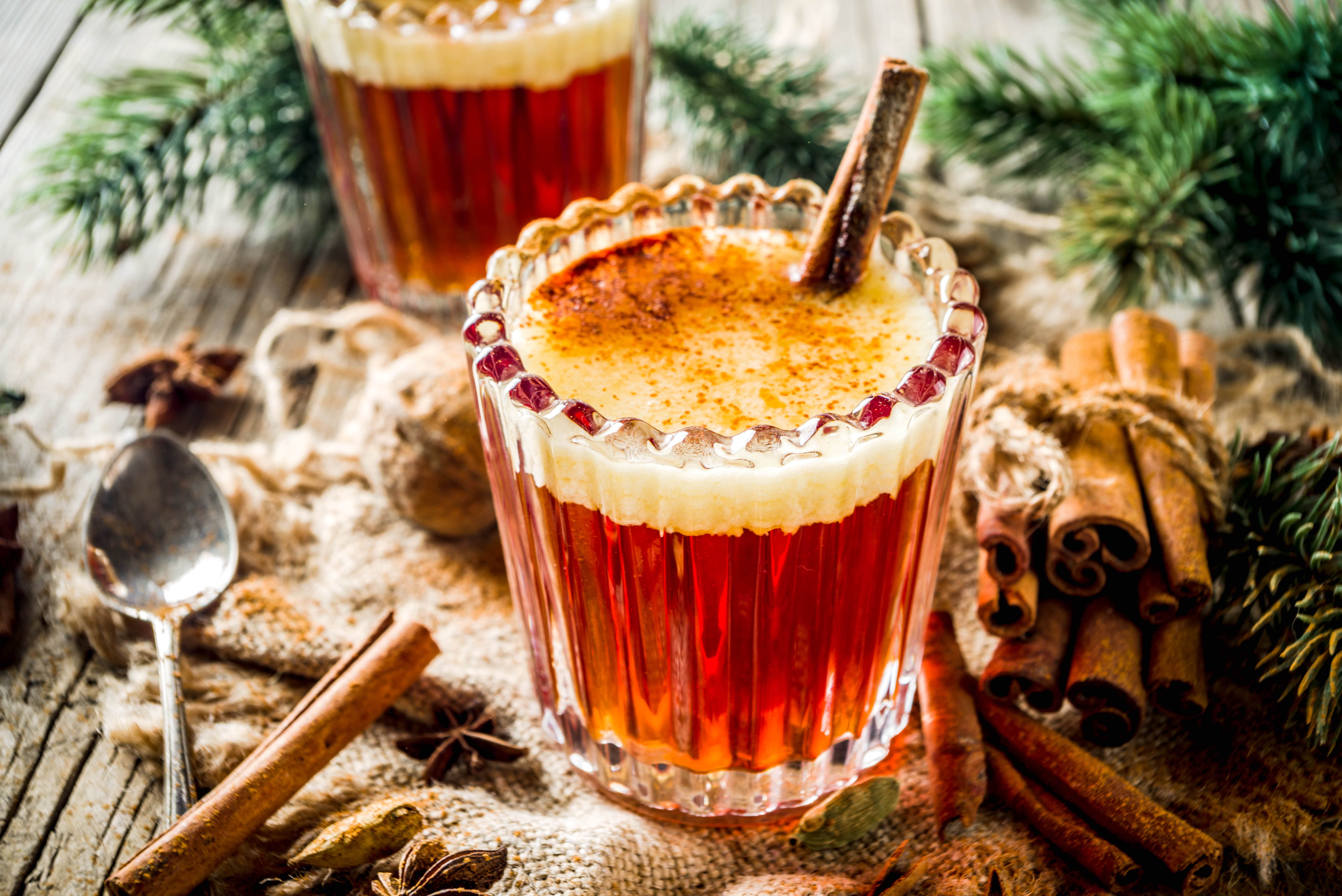 Hot buttered rum