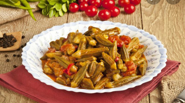 Okra's in olijfolie