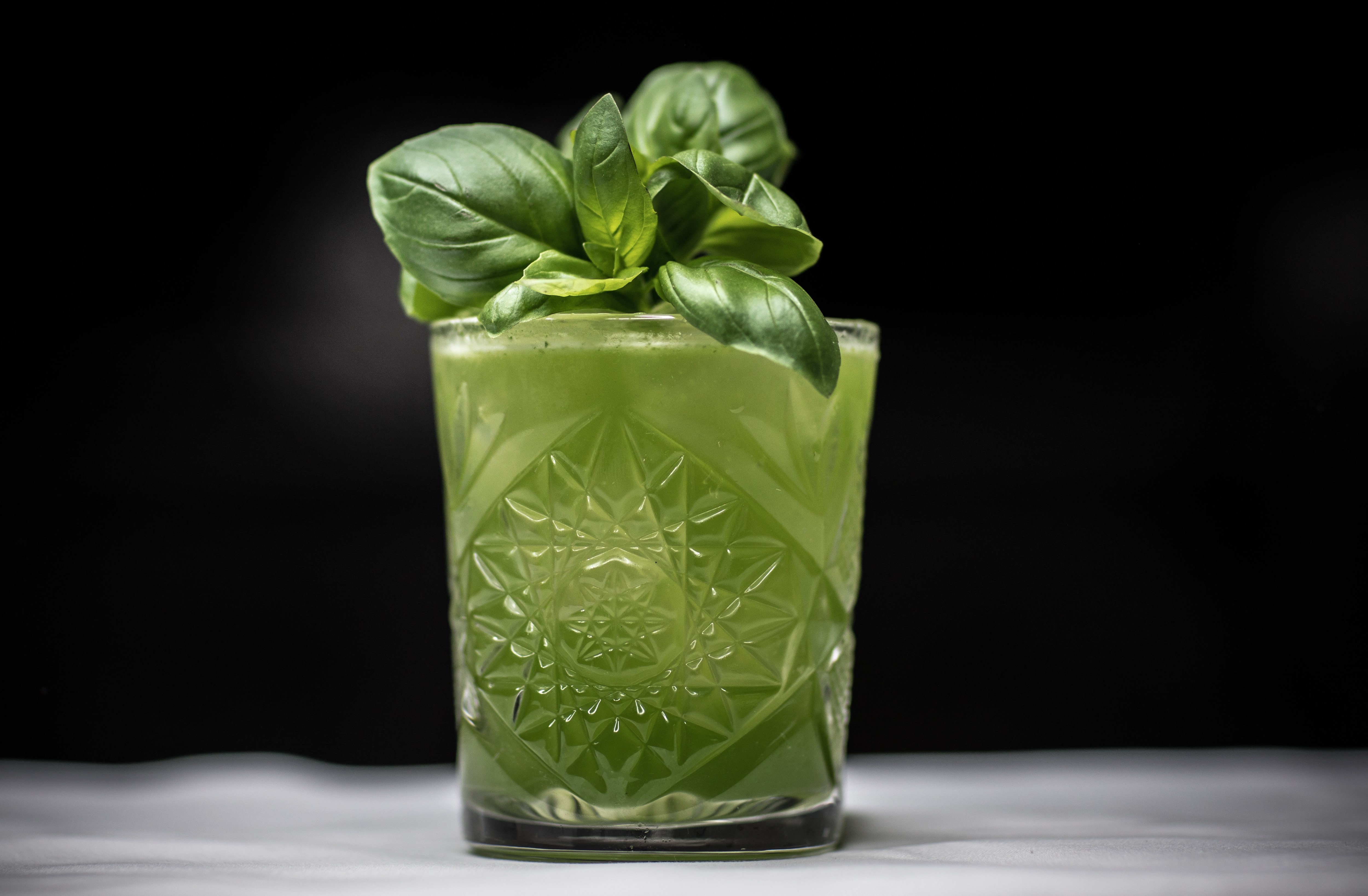 Mezcal basil smash