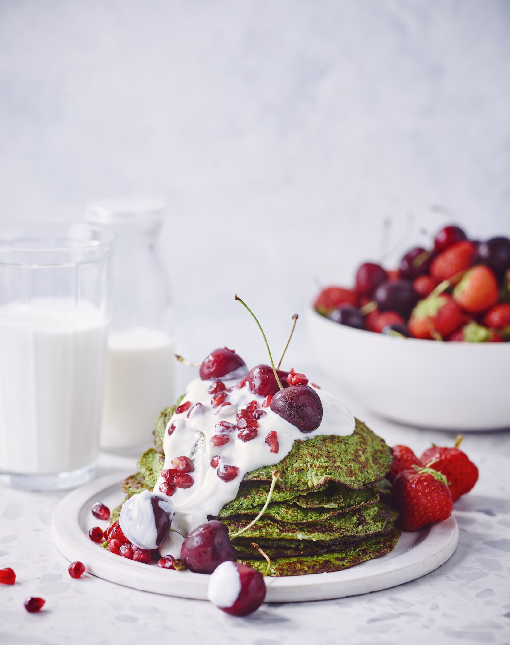 Green American Pancakes