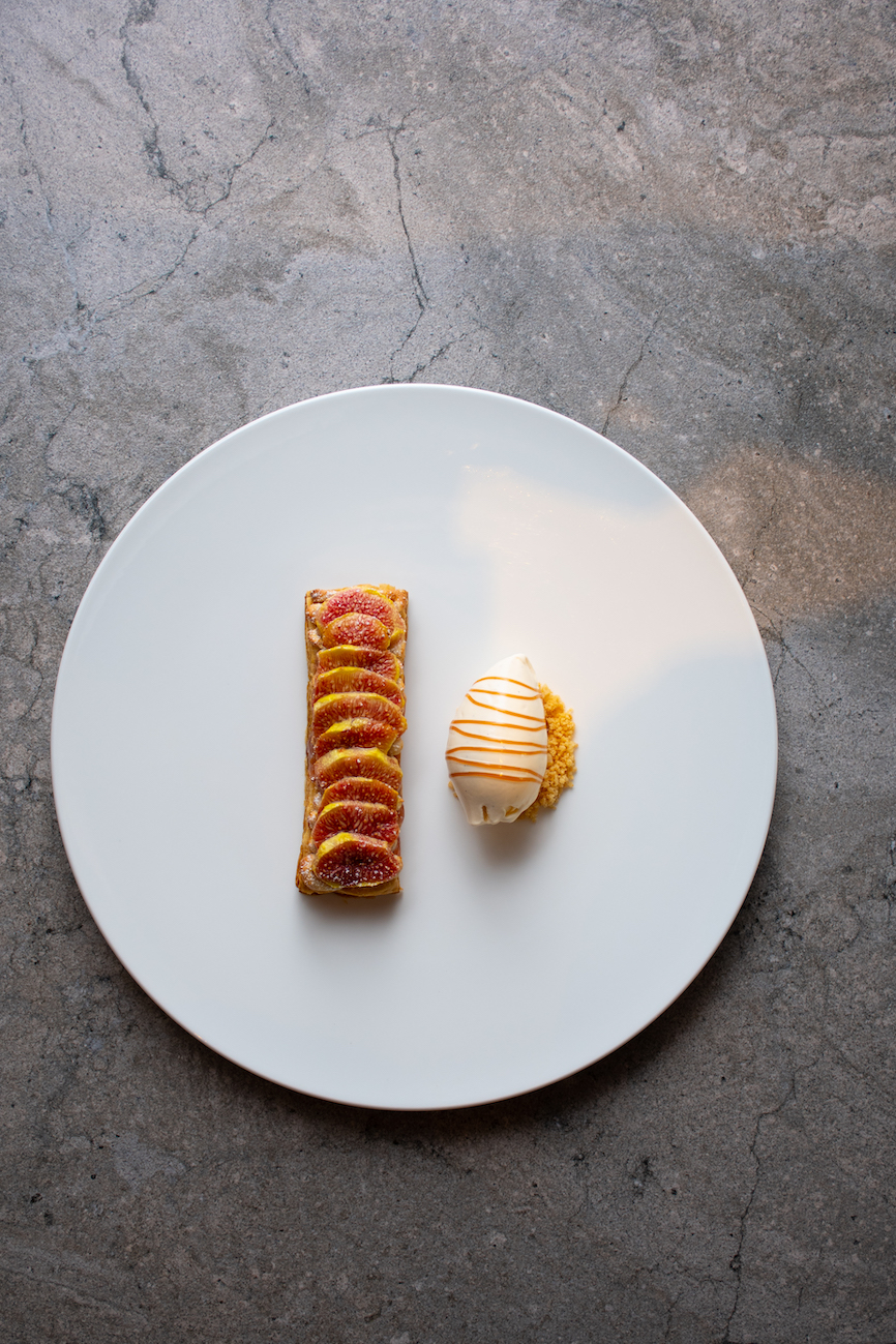 Millefeuille van vijg