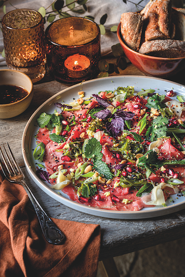 Carpaccio op Oosterse wijze