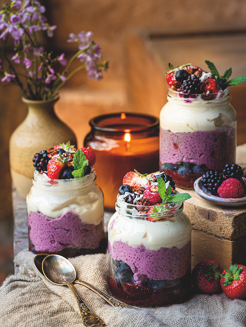 Yoghurtjars met rood fruit