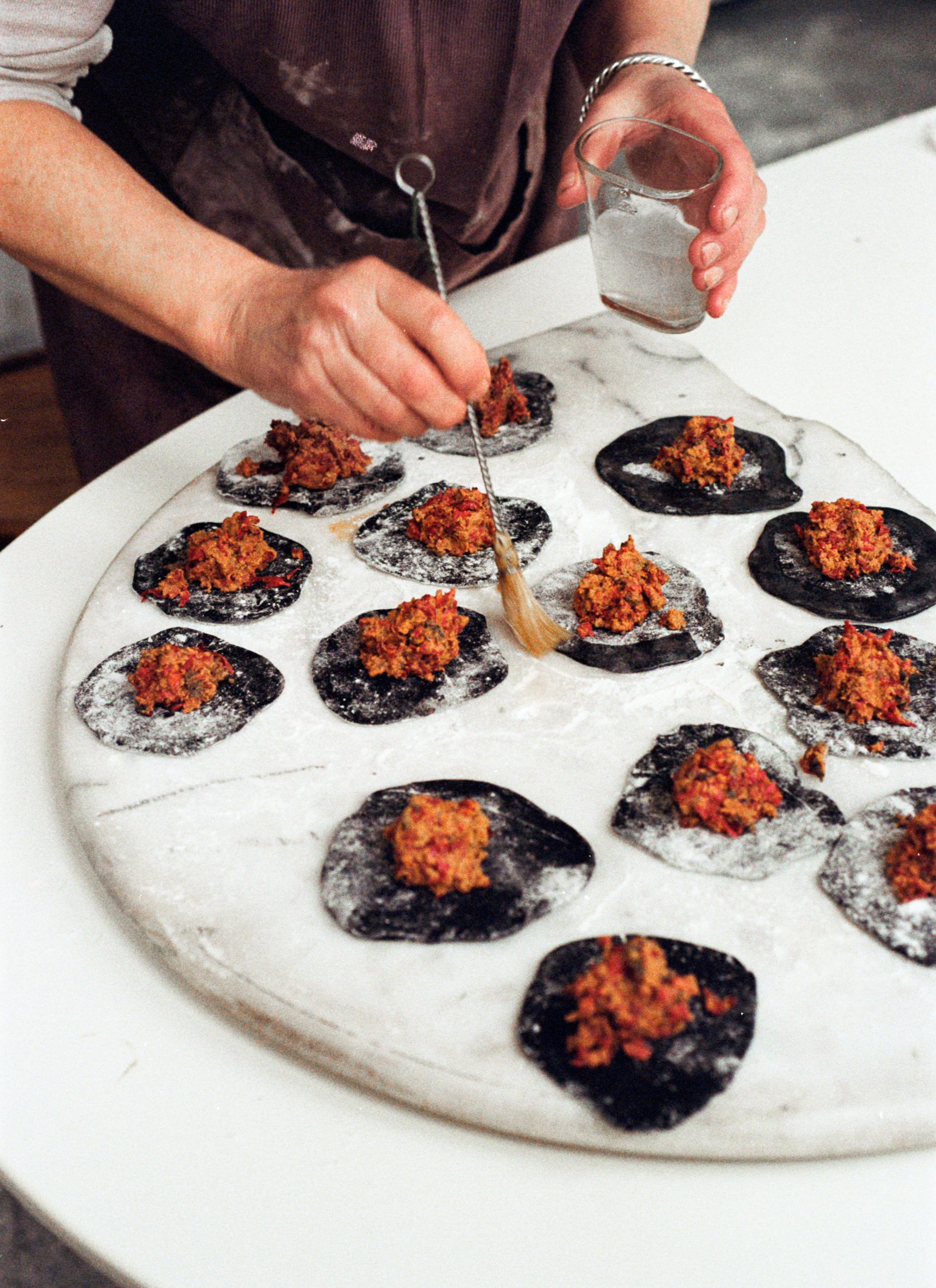 Radicchio sardinepasteitjes