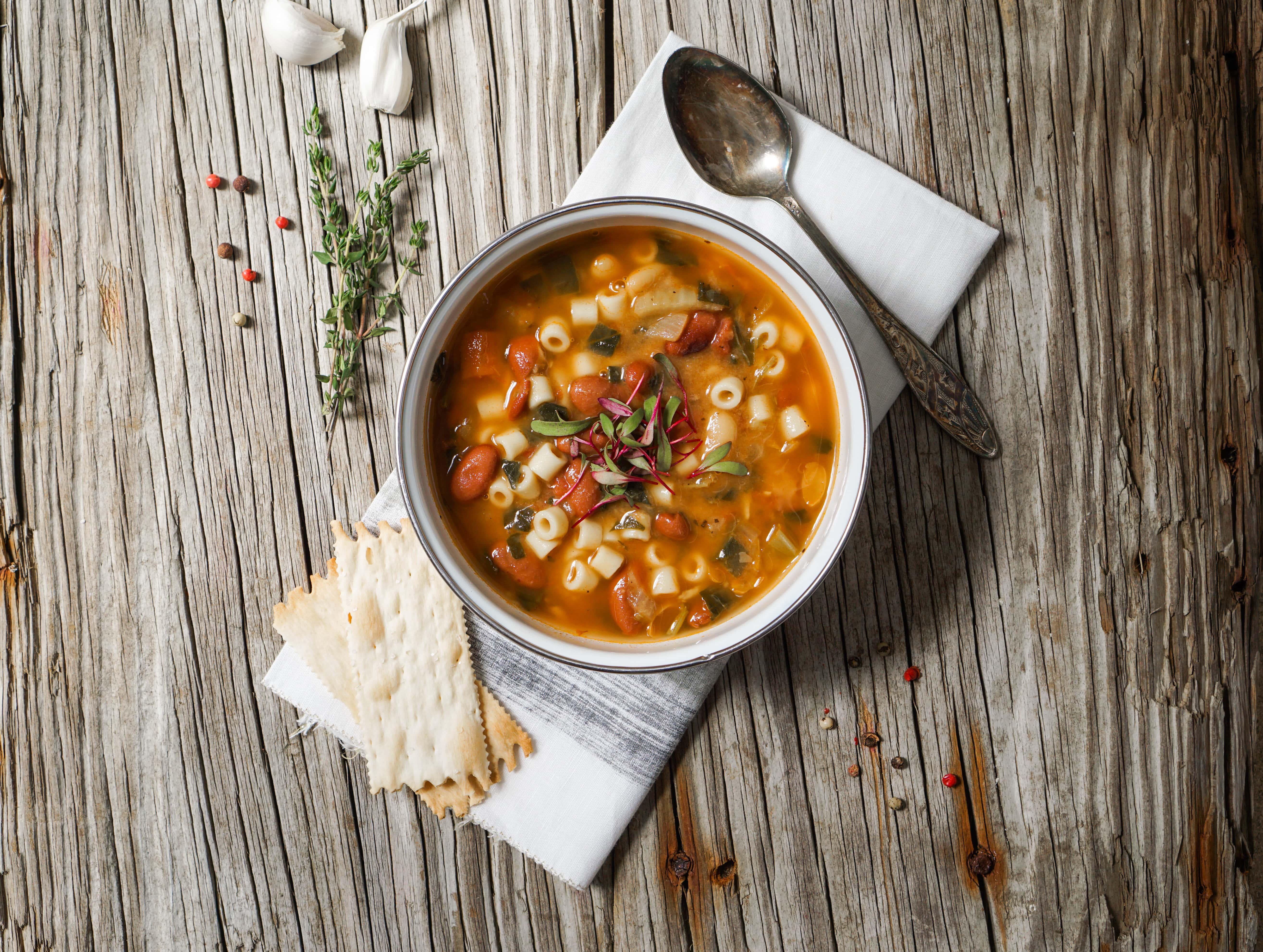 Minestrone soep