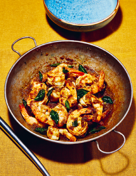 Goudgeurige gamba's