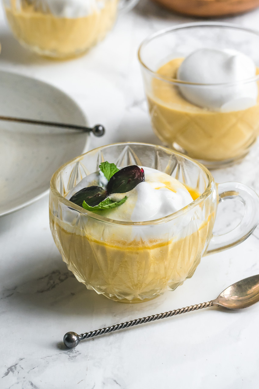 Chinese mango pudding