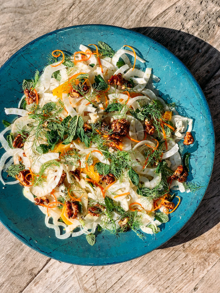 Salade van venkel