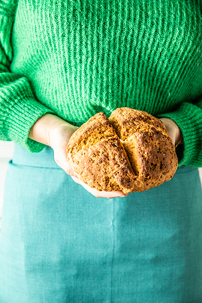 Aardappelbrood met pompoen & komijn