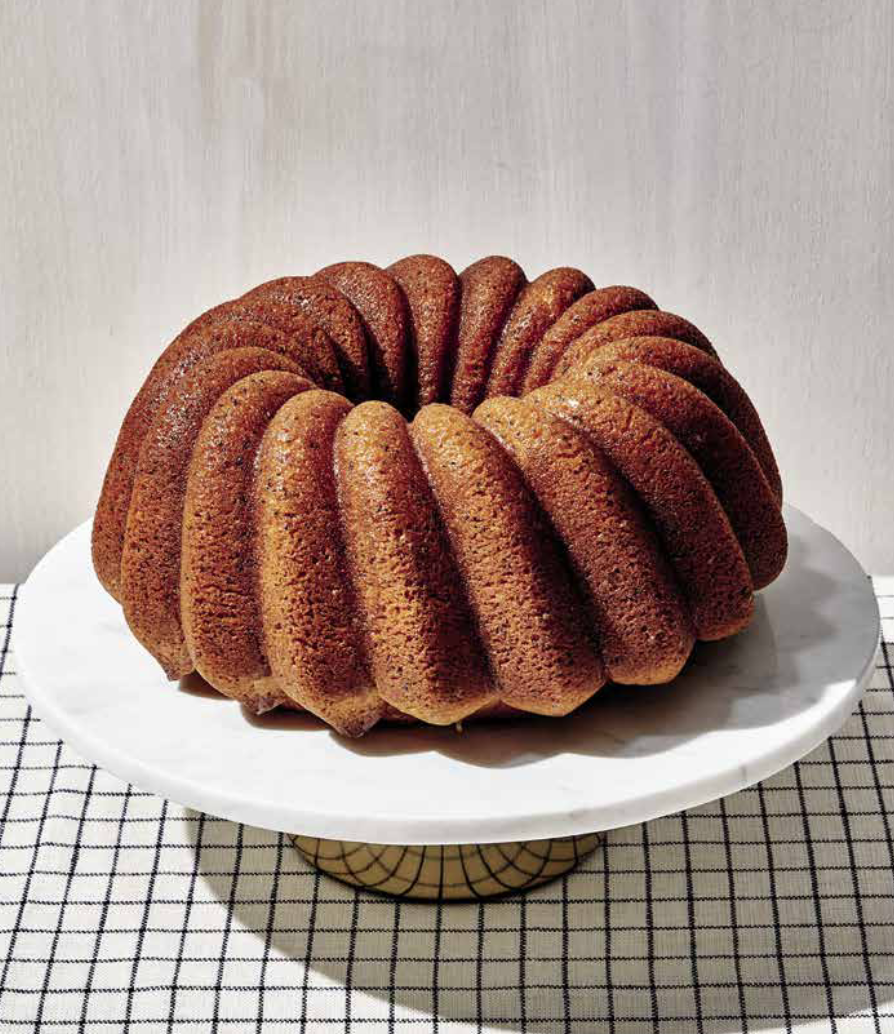 Maanzaad-amandelcake