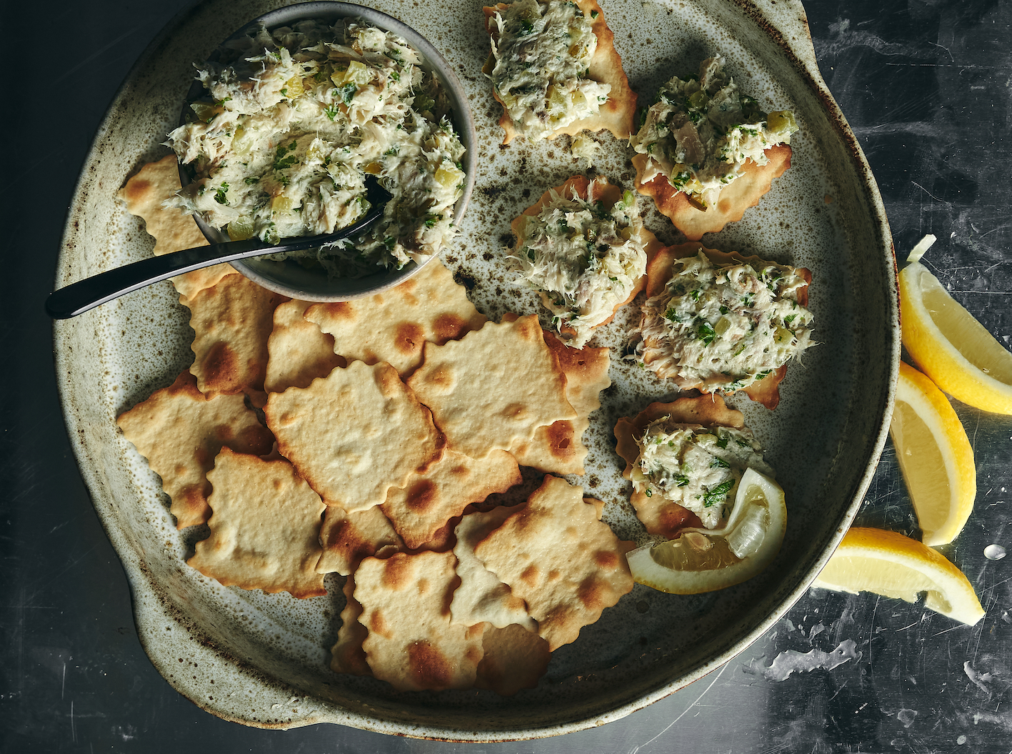 Rilette van gerookte makreel