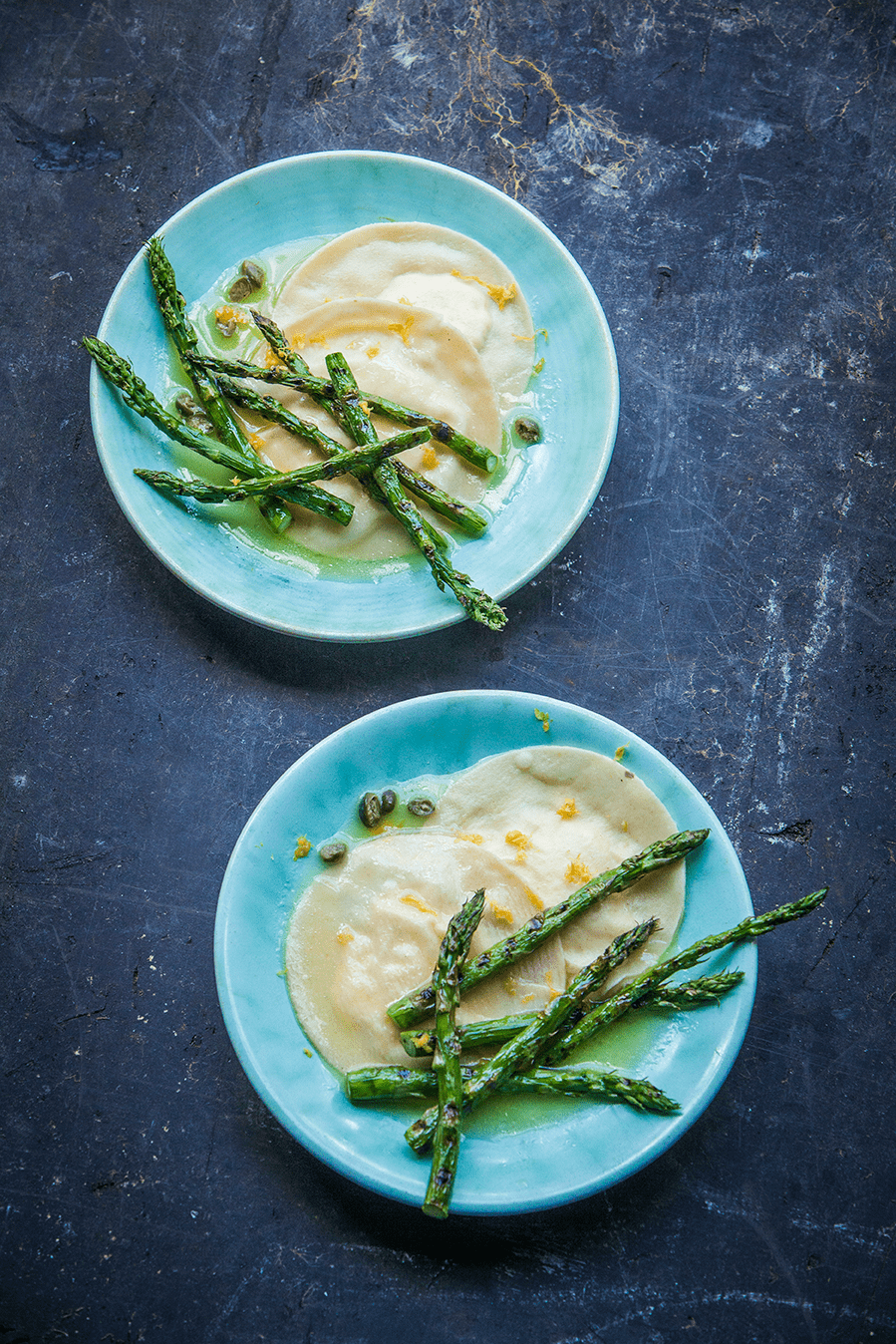 Ravioli met krab & ricotta