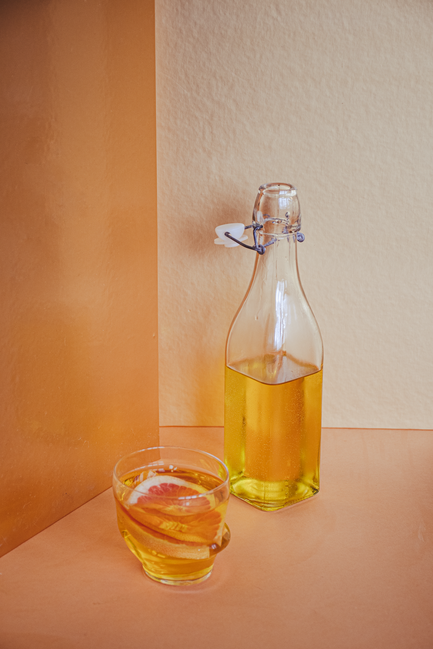 White negroni beach cocktail