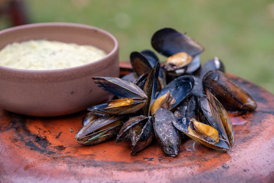 Eclade de moules met venkelrouille
