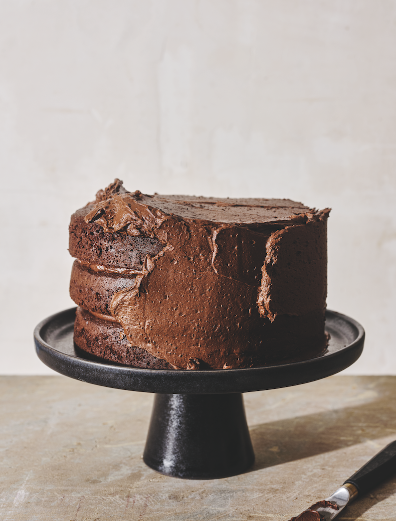 Chocolade-toffeetaart