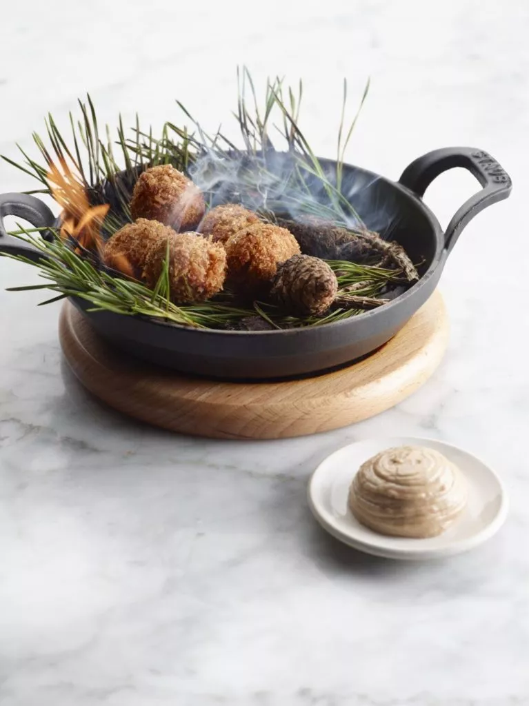 Kroketjes van wilde champignons