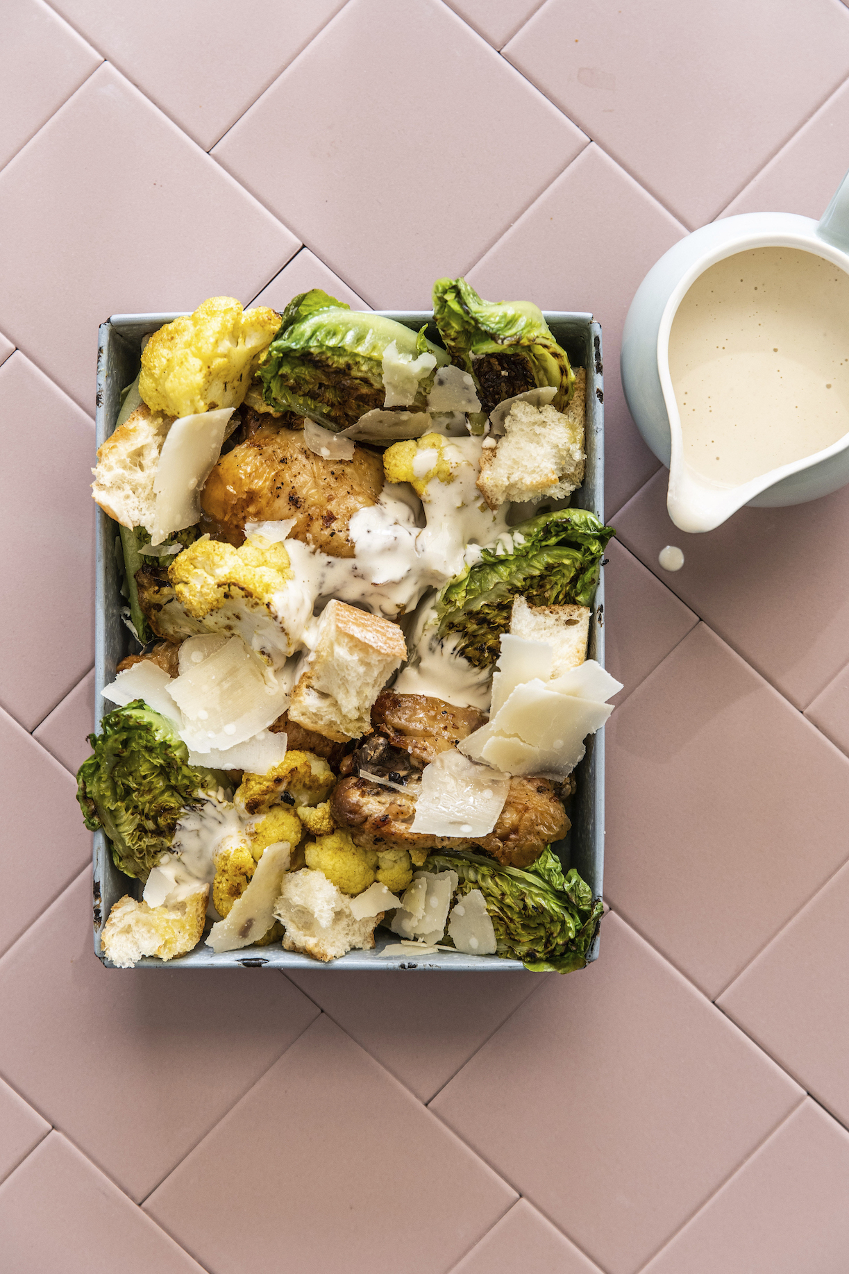 Ovengebakken caesarsalade