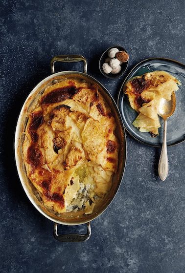 Gratin van knolselderij