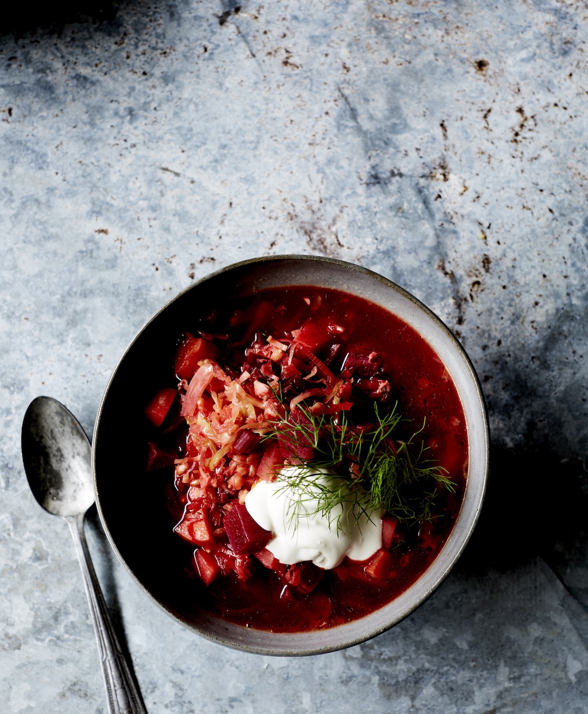 Chunky bieten-groentensoep