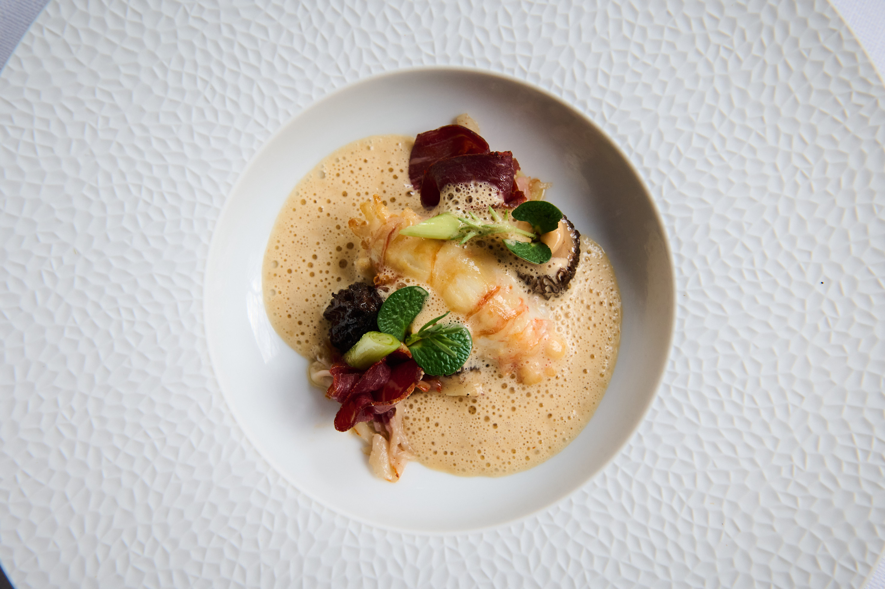 Grote Deense langoustines met morilles & enigma picanha