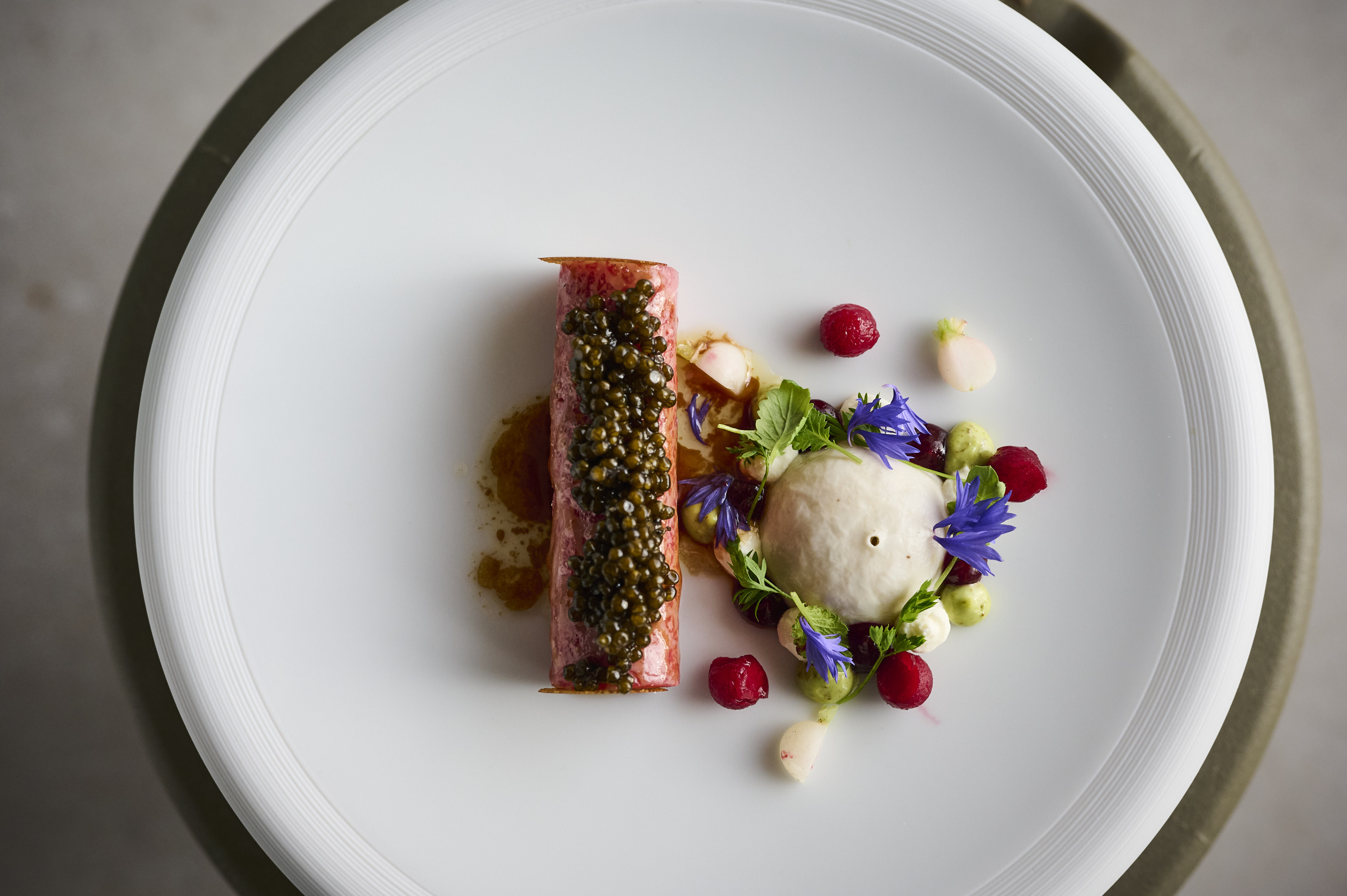 Wagyu, Perle Imperial Caviar & sjalot