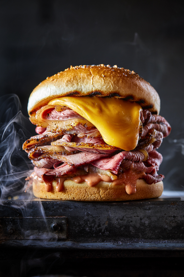 Roast beef & cheddar sandwich