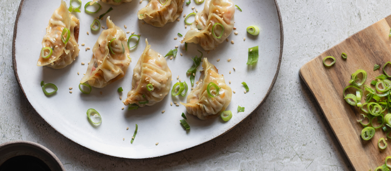 Dumplings au poulet thaïlandais haché