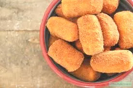 Krokante zoete aardappelkroketjes