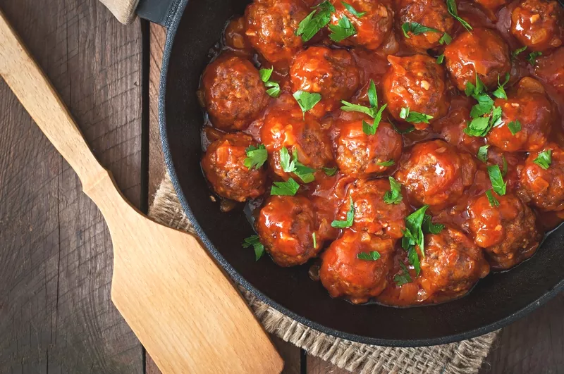 Balletjes in tomatensaus