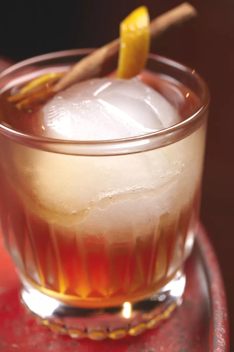 Dirty Rum Old Fashioned