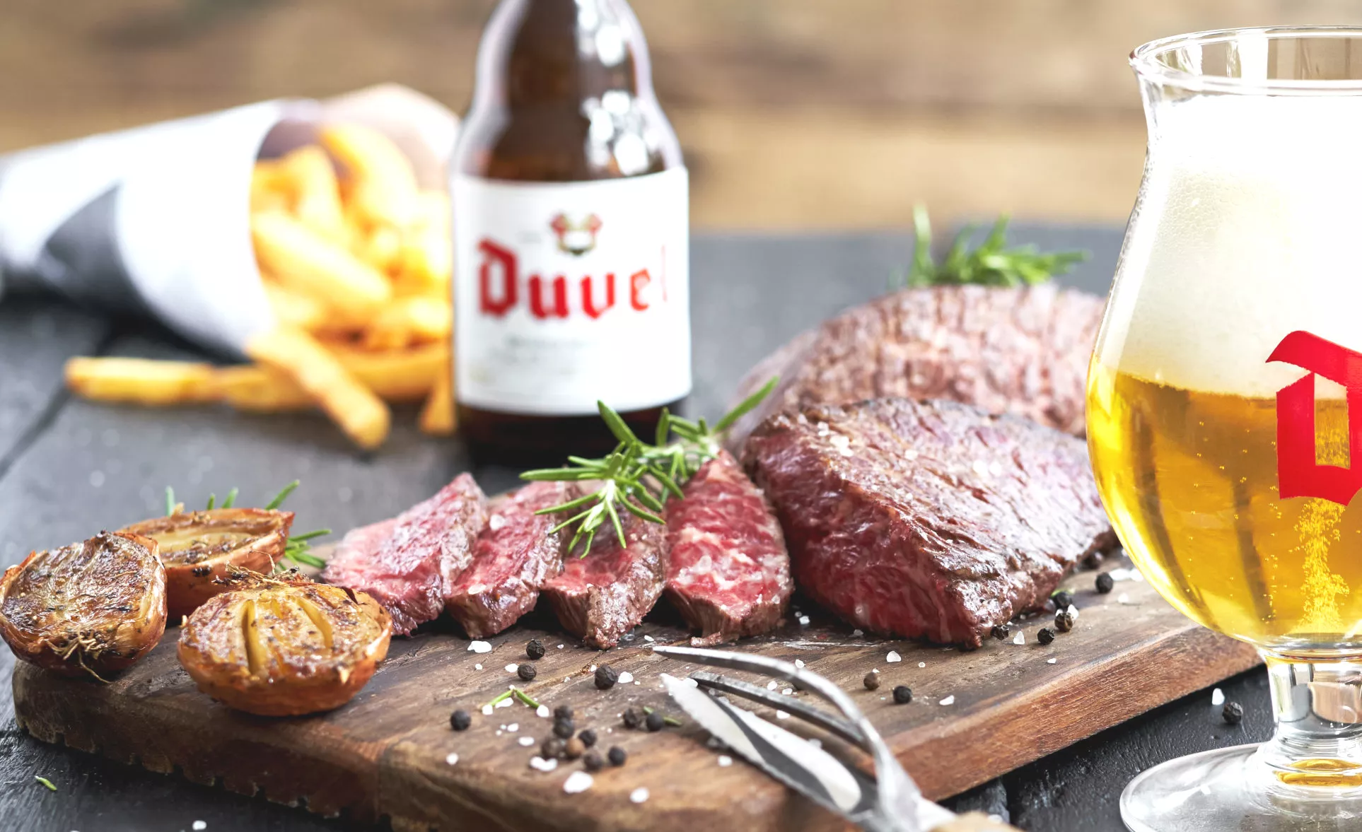 Belgisch rundvlees met Duvel-saus