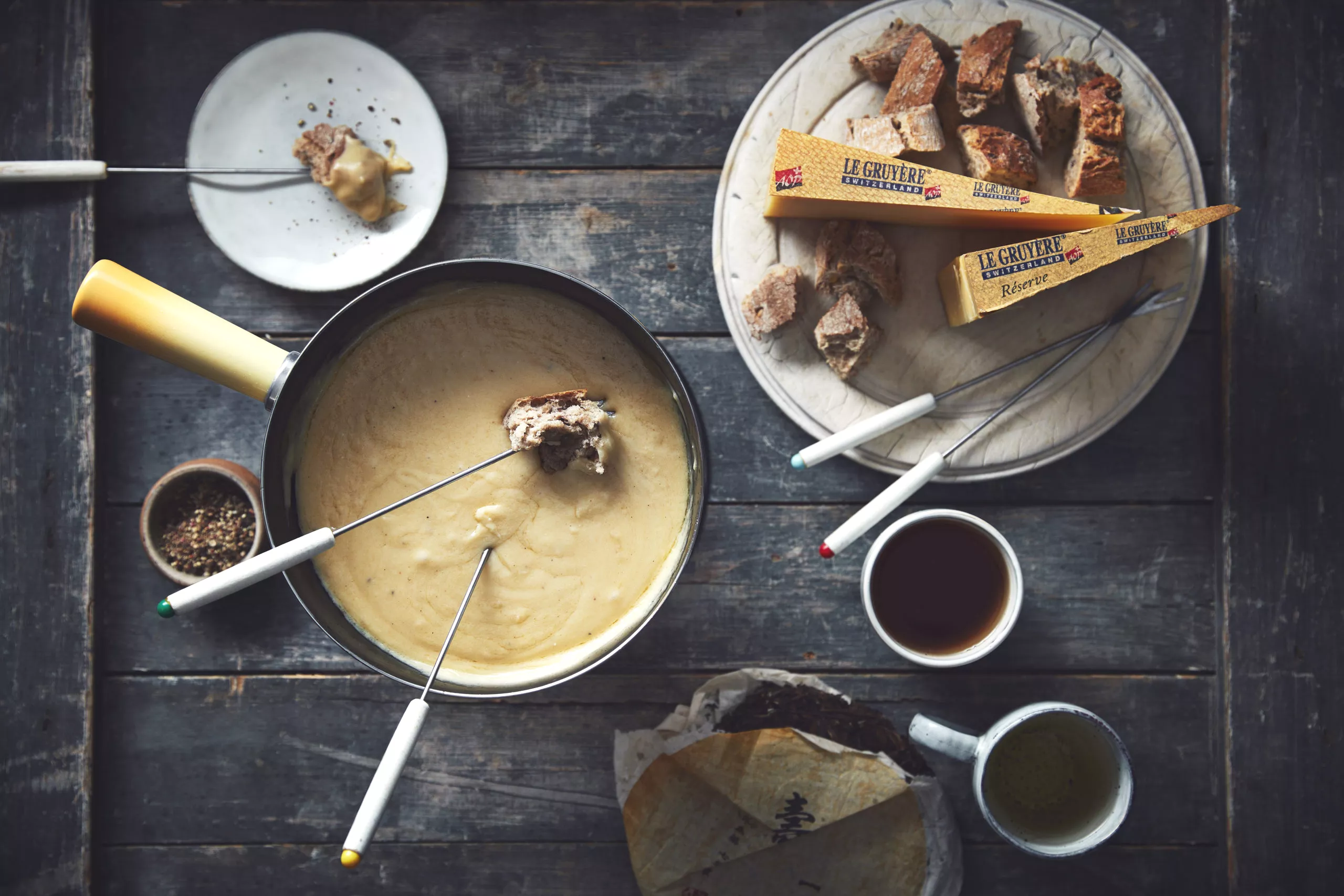 Zwitserse kaasfondue