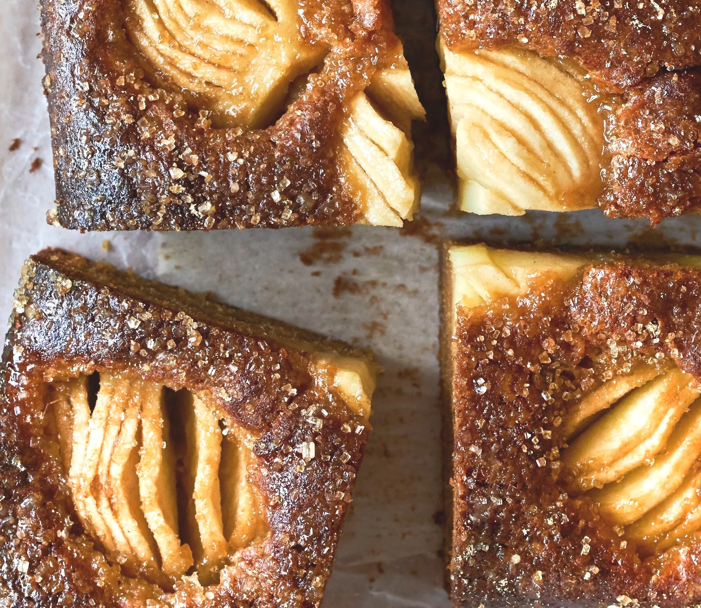 Appeltaart met dubbele gember