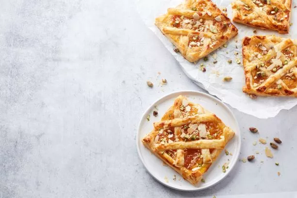 Carré confituur met frangipane en pistache