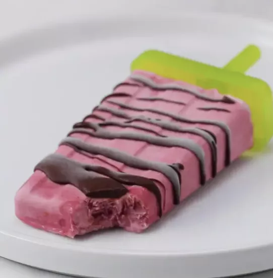 Raspberry Tahini Pops