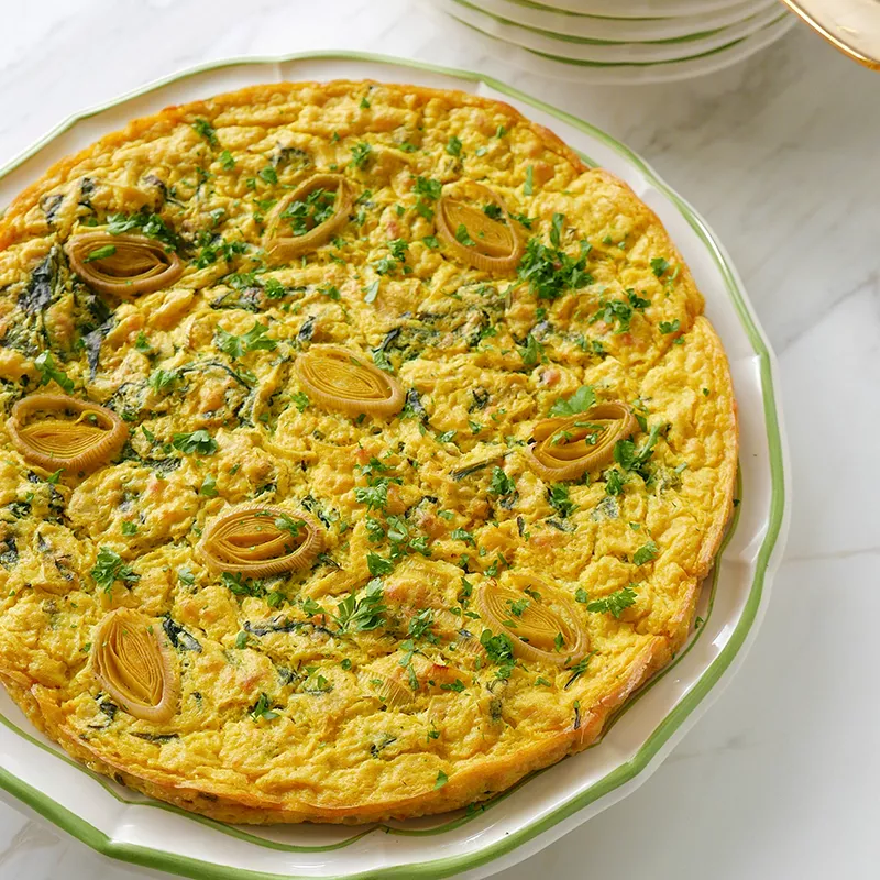 Prei-spinaziefrittata