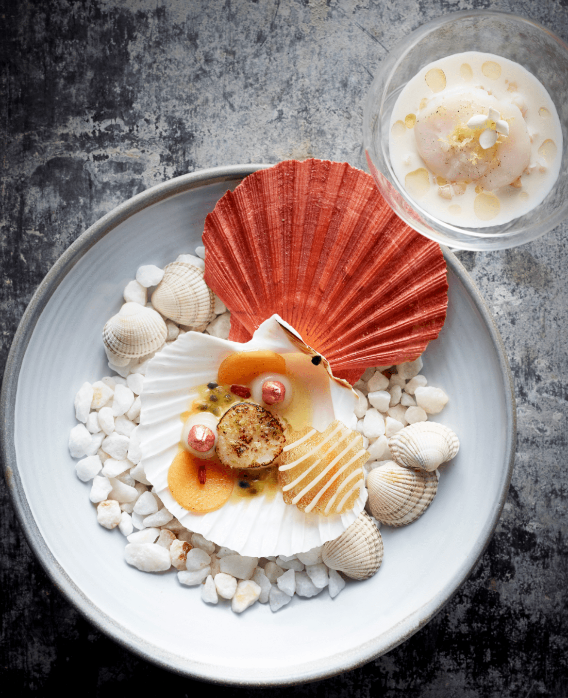Coquilles ajo blanco