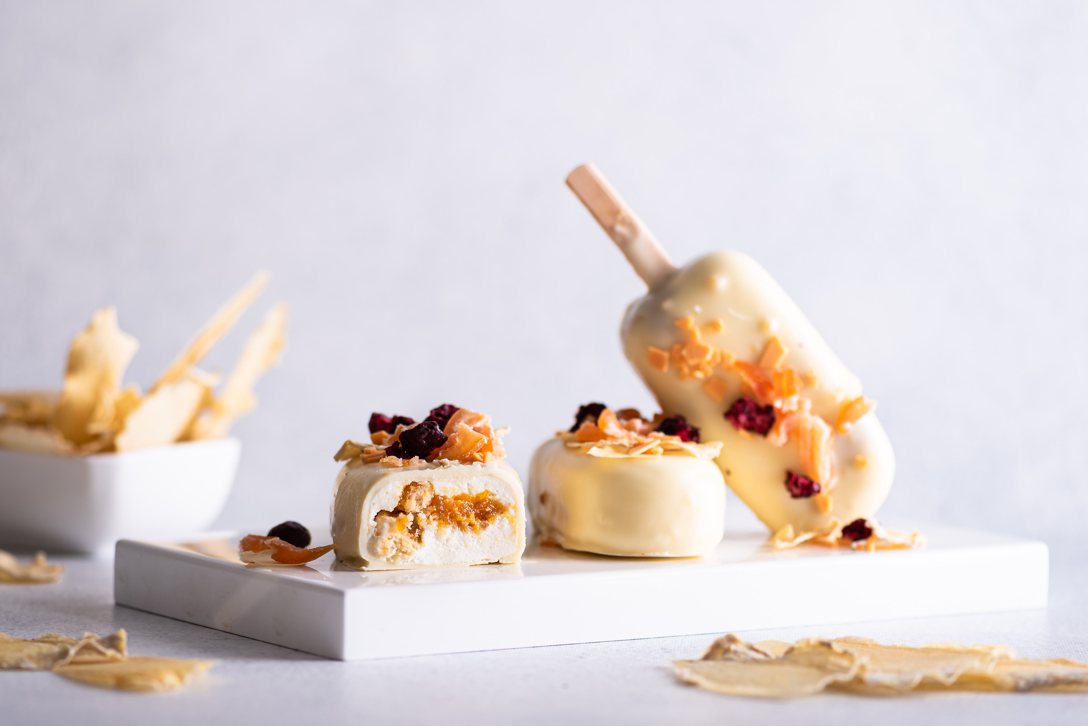 Cheesecake ijslolly's