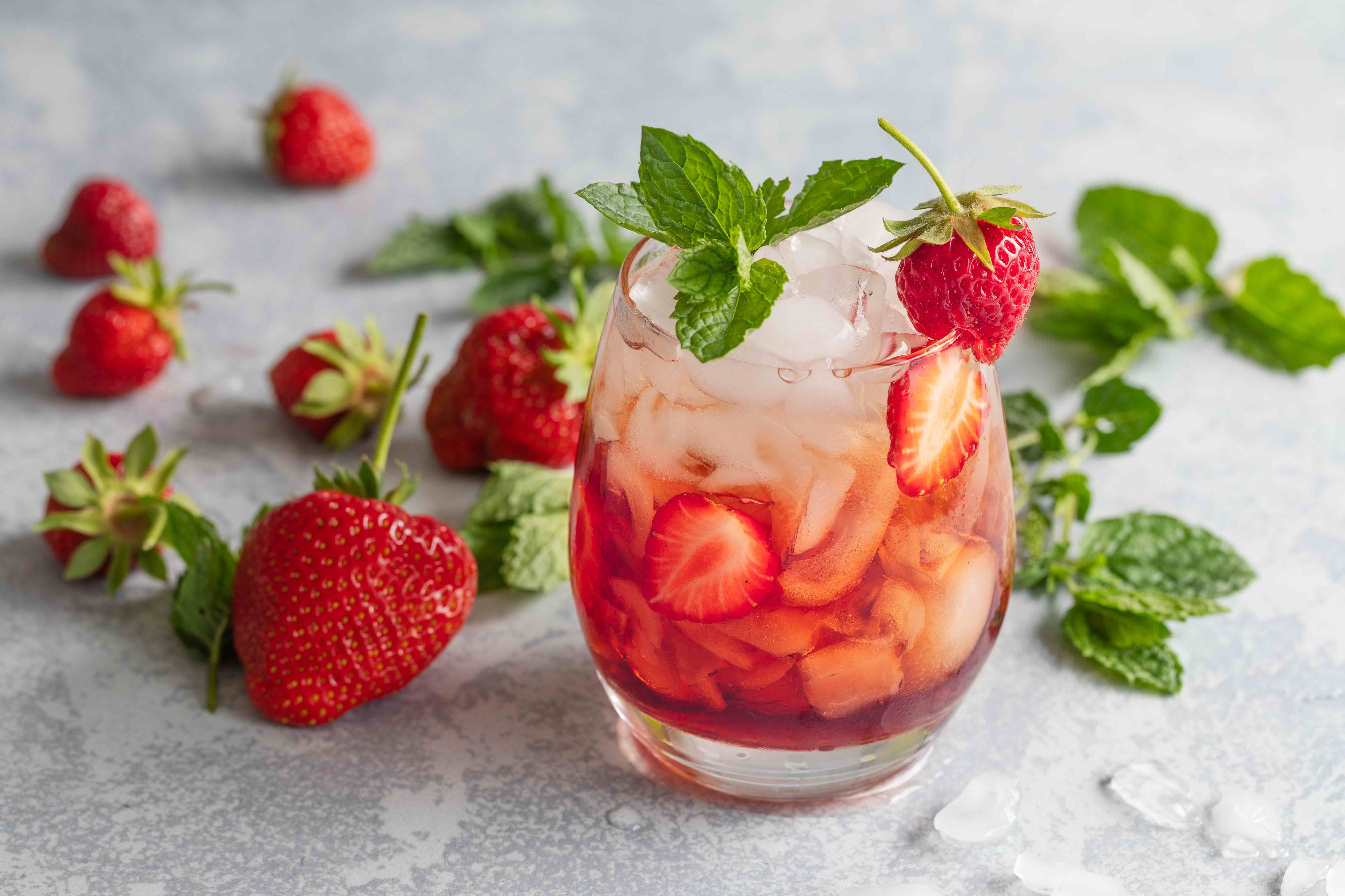 Strawberry mojito