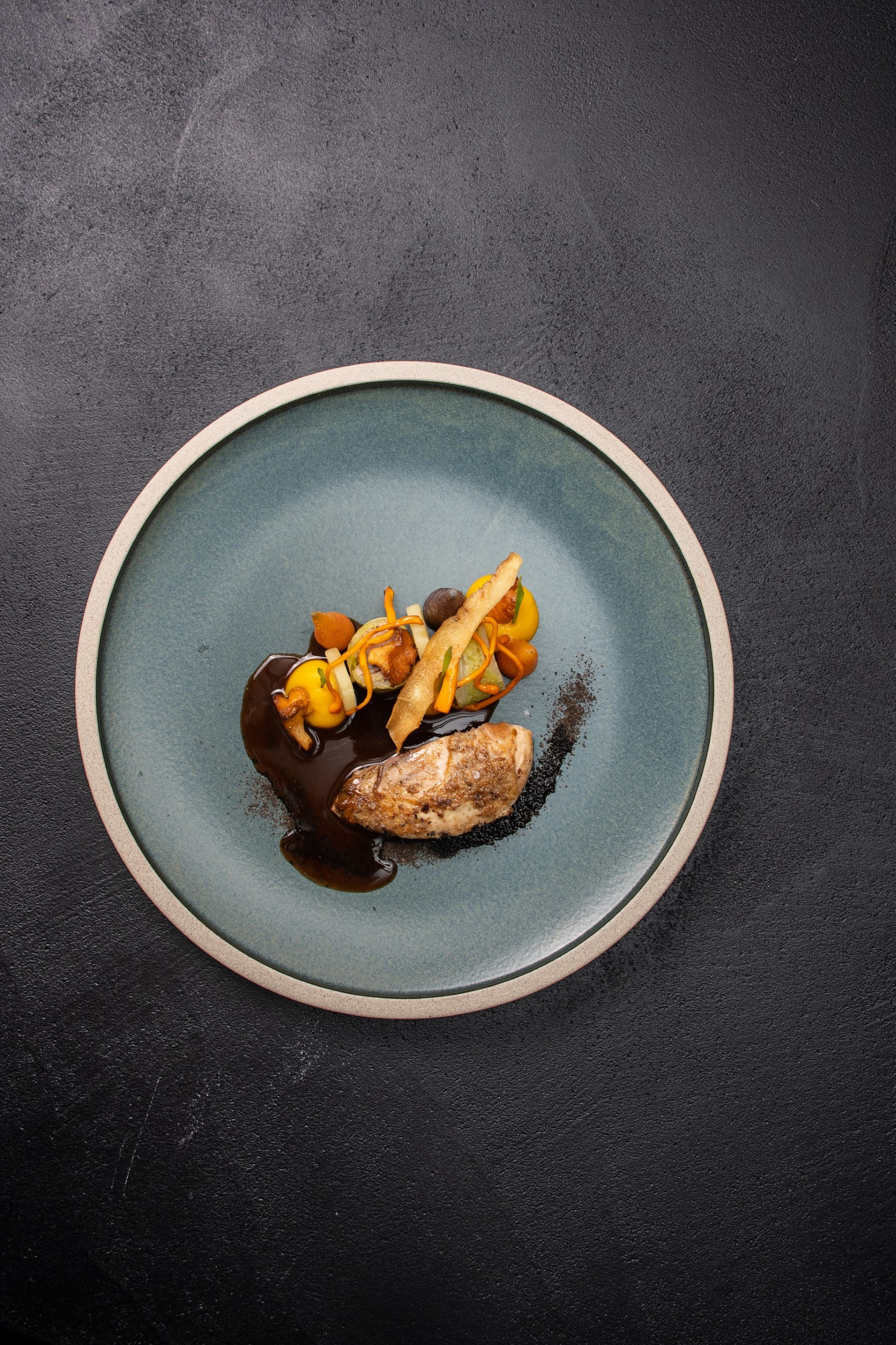 Patrijs met butternut, savooikool, pastinaak en jus van quatre-épices