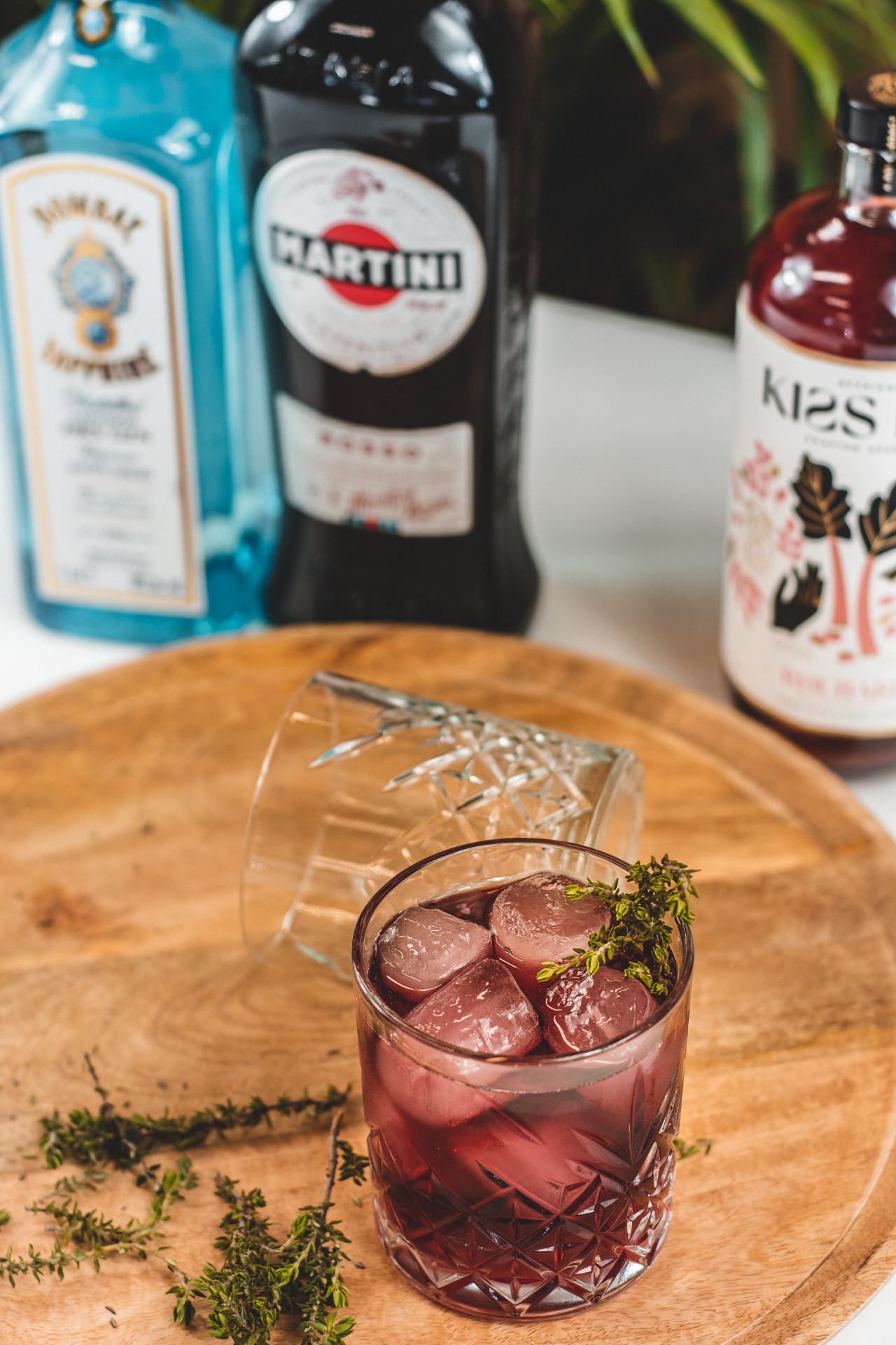 Rhubarb Negroni