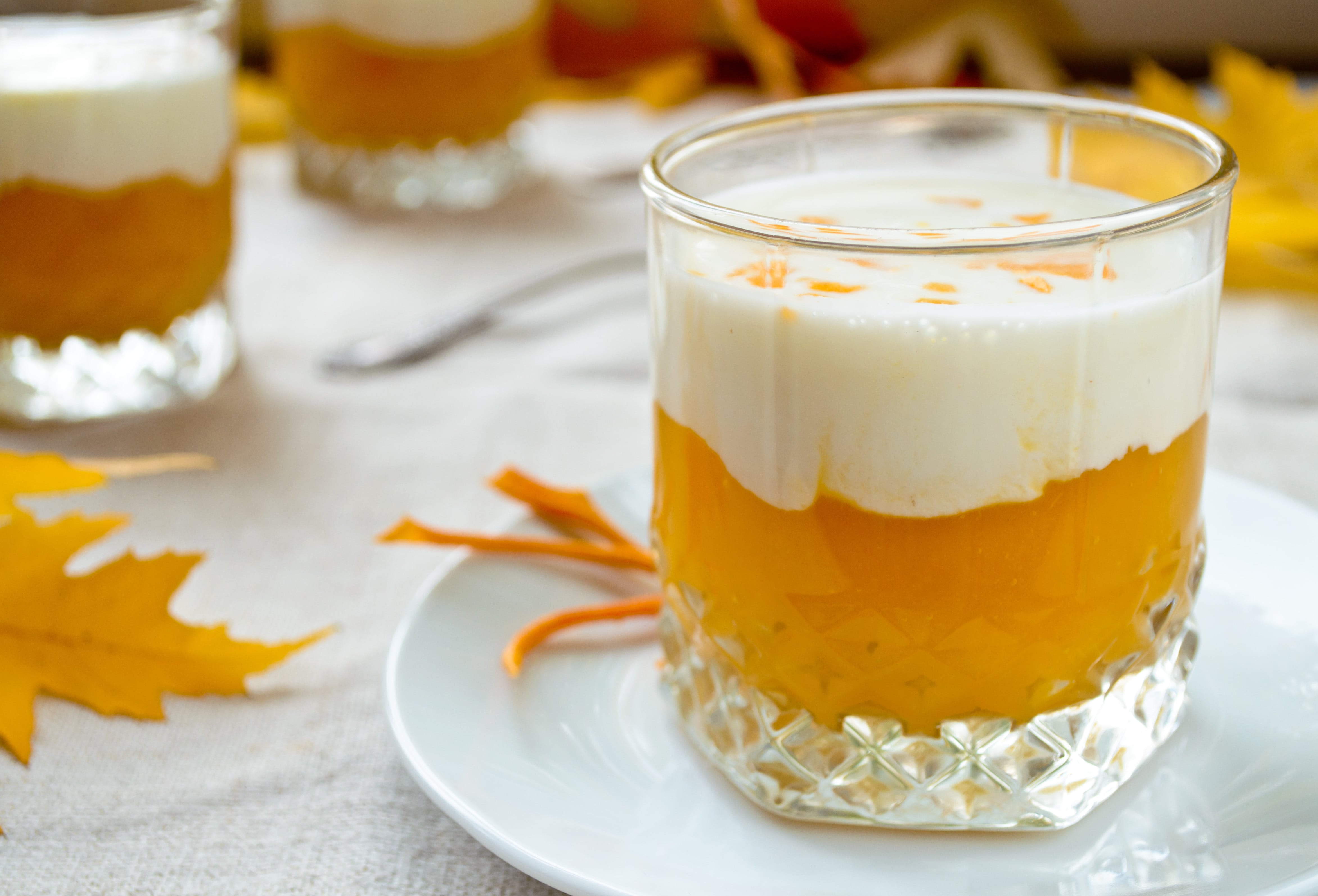 Mocktail van gepofte pompoen