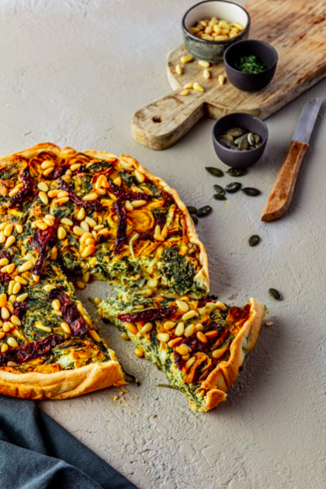 Spinazie quiche