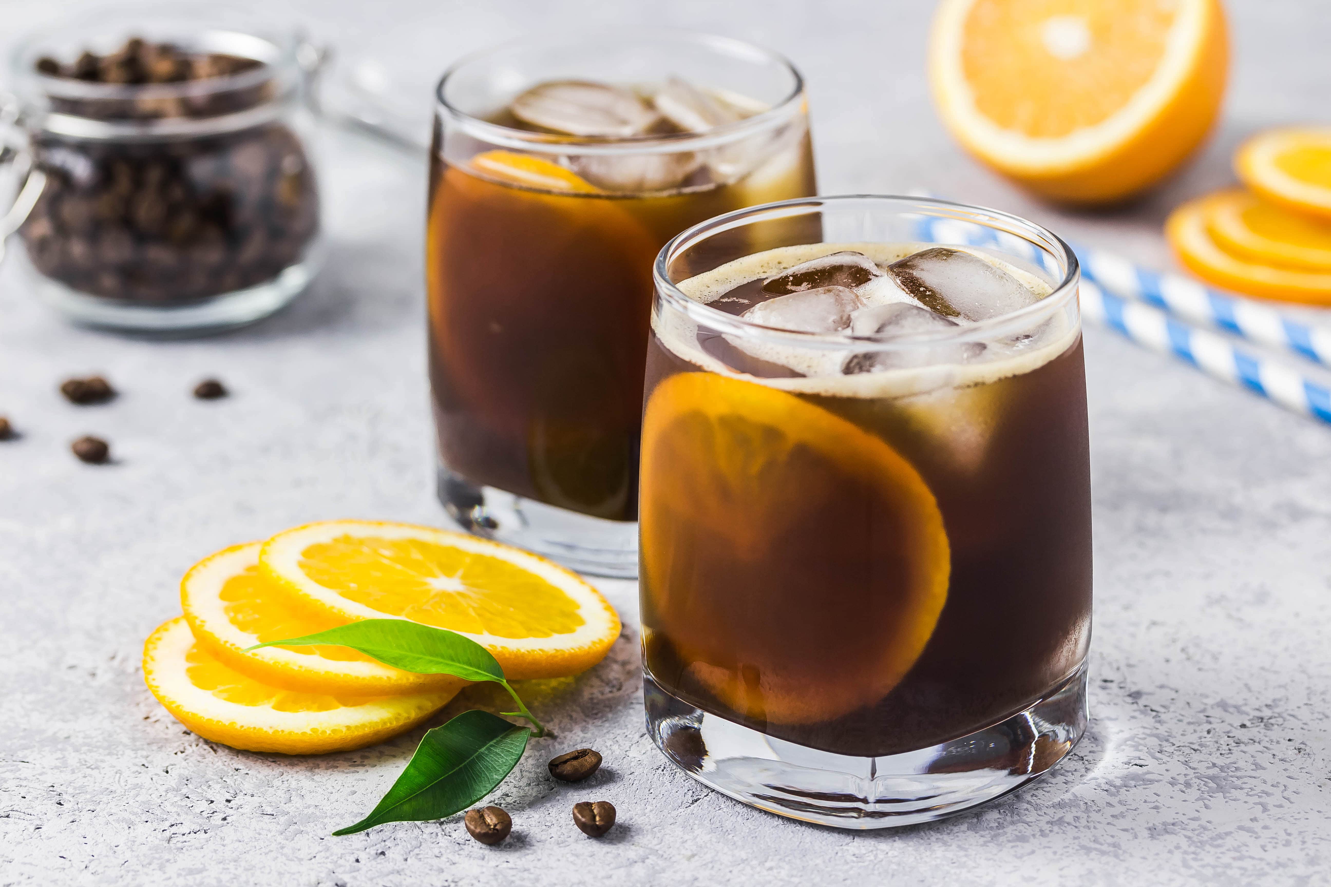 Alcoholvrije espresso gin tonic