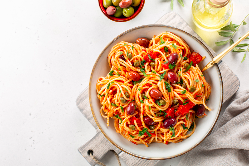 One-pot pasta puttanesca