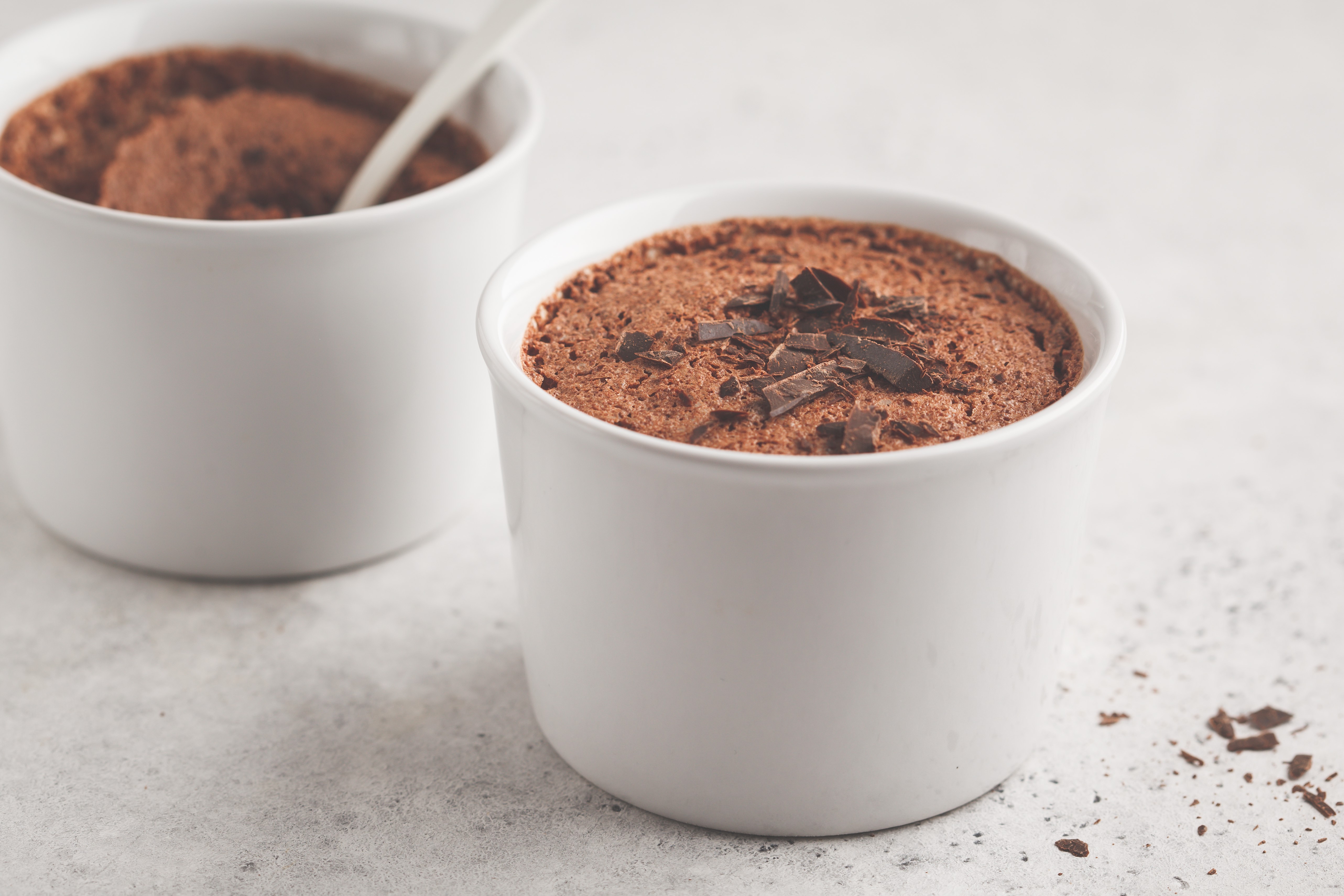 Luchtige vegan chocomousse